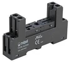 8-PIN RELAY BASE, BLACK GZS80-BLACK
