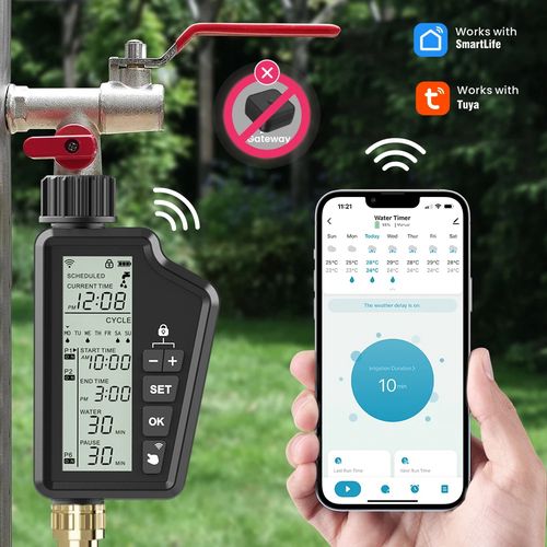 Smart water Irrigation valve with Wi-Fi, TUYA SWT60