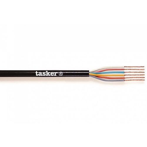 Data Cable on Reel 6x 0.25 - 100 m Black TASR-C158 8010246005204