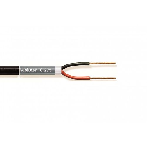 Speaker Cable on Reel 2x 1.50 mm² 100 m Black TASR-C275-BLK 8010246014435