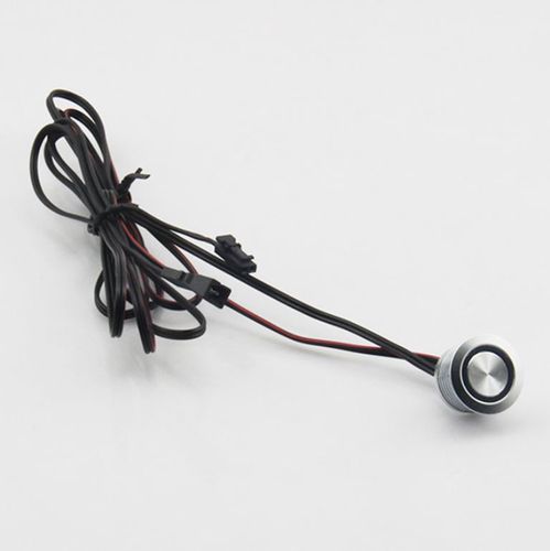 LED controller, 12-24V, 4A, ON-OFF-DIM, metal, for furniture, recessed TD008