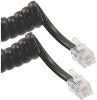 TELEPHONE CABLE, RJ10 PLUG-PLUG, 3.7M HC12B/G