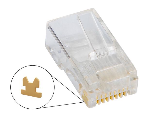 Modular Male Connector RJ45 (8P8C) for Stranded CAT 5e UTP Cable TF-WM8P8C 5900804022961; 5901436719328