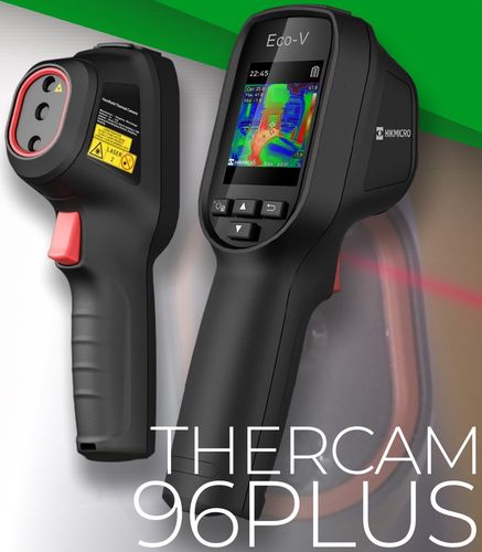 Thermal imager 96x96 , 25 Hz, 50° x 50°, up to 9,216 (57,600 in SuperIR mode) pixels, 4Gb, -20°- 550°C, USB-C THERCAM96PLUS