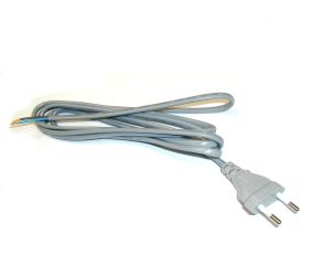 Cable;CEE 7/16 (C) plug,wires;PVC;grey;1.8m;2x0,75mm2;2.5A TINK/2L0.75GR