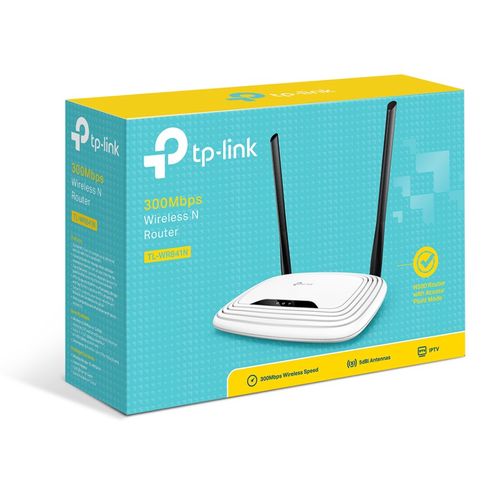 Wireless Router Wi-Fi 2.4GHz 300Mbps 4xLAN TL-WR841N