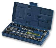 SOCKET SET, 1/4" & 3/8" 40PC D00200