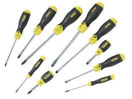 10PCE C/GRIP S/DRIVER SET POZI/FLAR 2-65-014