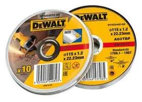 THIN METAL CUTTING DISC 115MM 10PC TIN DT42335TZ-QZ