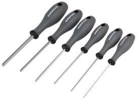 TAMPERPROOF HEX SCREWDRIVER SET, 6 PIECE D03444