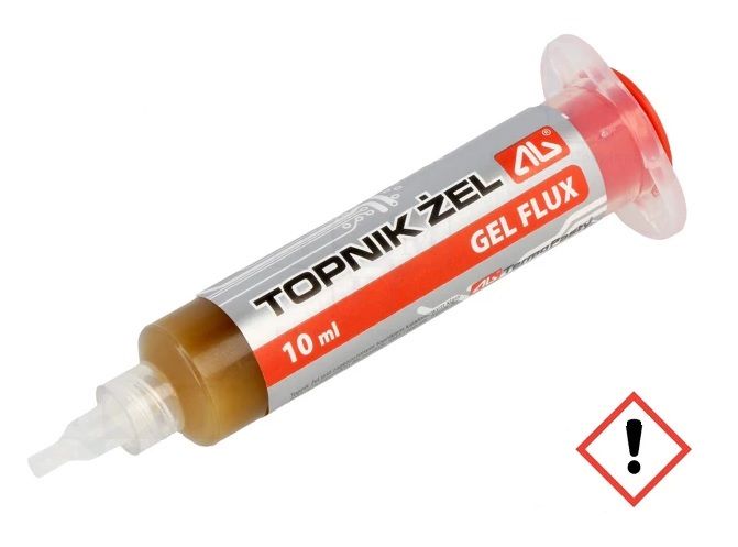 Flux: rosin based; RMA; gel; plastic container; 10ml TOPNIK-ZEL/10