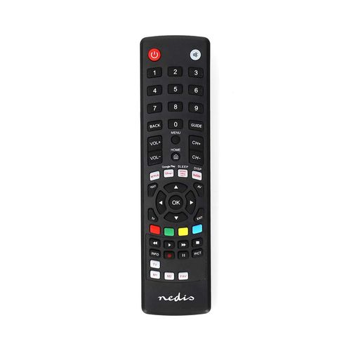 Universal Remote Control | Preprogrammed | 1 Device | Amazon Prime / Disney + Button / Google Play Button / Netflix Button / Youtube Button | Infrared | Black TVRC2310BK 5412810449491
