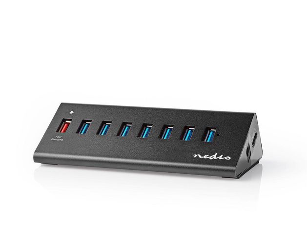 Hub USB 3.0 8-Port with Power Supply UHUBUP3810BK