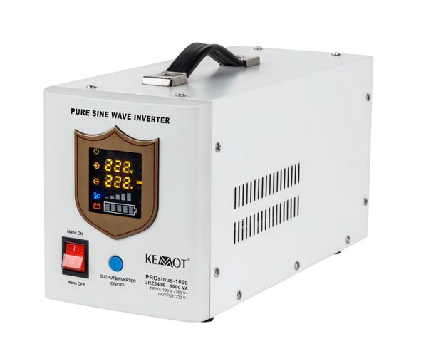 PROsinus-1000 12V/230V 1000VA/700W Power inverter with sinusoidal output voltage and charging function URZ3406