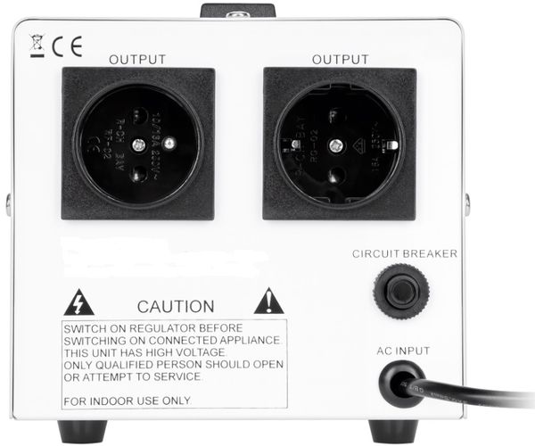 Single-phase voltage stabilizer 230Vac 500VA AVR SERVO URZ3425