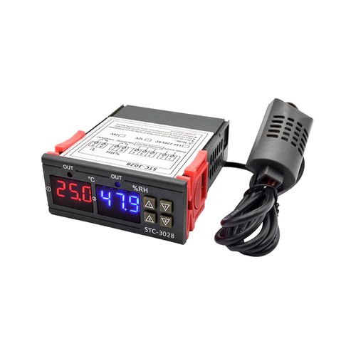 Digital Temperature, Humidity Controller with 1m Sensor 230V STC-3028 URZ4047 5903933691879