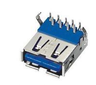 Socket USB 3.0A soldered angled USB3.0/H-A