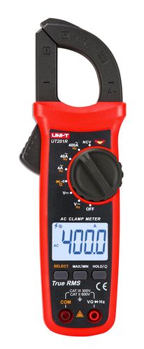 UNI-T UT201R Digital Clamp Meter 4000 Counts Multimeter Auto Range True RMS Clamp Meter DC Current Meter UT201R