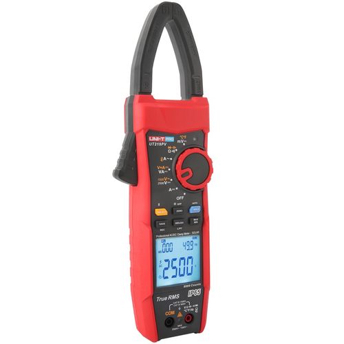 Professional AC/DC clamp meter SOLAR 1000A, 1.5kVAC, 2.5kVDC, V+A, IP65, CAT III 1.5kV, Bluetooth, UNIT UT219PV 6935750521939