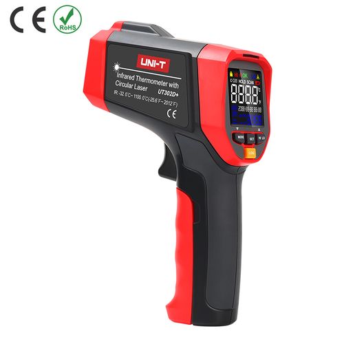 Infrared Thermometer -32°C iki1100°C  UT302D+ UNI-T UT302D+