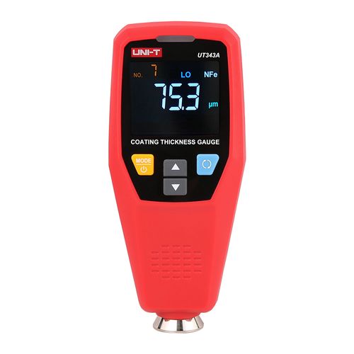 Coating Thickness Meter,  0~1750um, Single/Continuous, EBTN, Ferrous/non-ferrous, Auto rotatable screen, memory 199 sets, UNI-T UT343A 6935750534328