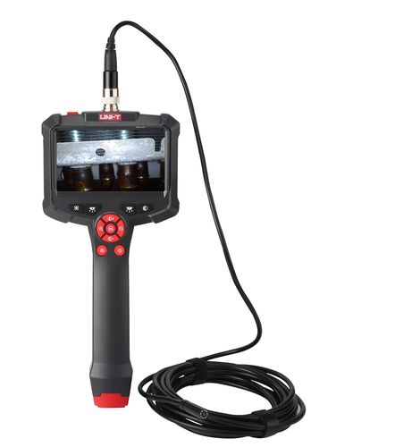 Handheld Single Lens Industrial Borescope, 1m, 4.3"HD display, 300K HD camera, IP67, UNI-T UT665P 6935750566510
