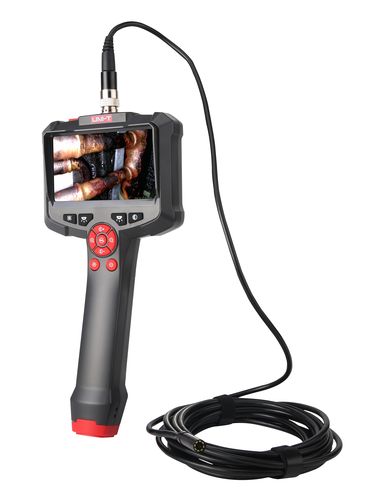 Handheld Single Lens Industrial Borescope, 1m, 4.3"HD display, 300K HD camera, IP67, UNI-T UT665P 6935750566510