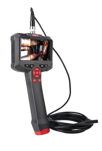 Handheld Single Lens Industrial Borescope, 1m, 4.3"HD display, 300K HD camera, IP67, UNI-T UT665P 6935750566510