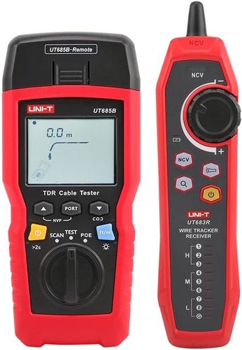 Cable Tester  UTP ,  FTP,  SSTP;  Cable length test 500m, POE detection,  Ethernet port test, coaxial, UNIT UT685B KIT 6935750568507