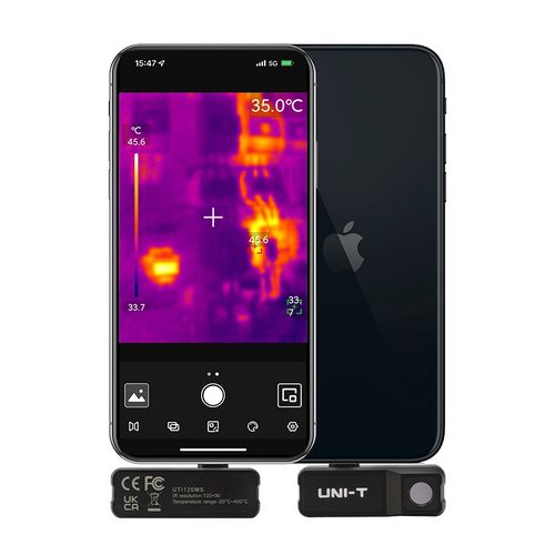 Thermal camera 120x90,  -20℃~400℃,  50º*38º,  25Hz; iOS,UNI-T UTi120MS 6935750512661