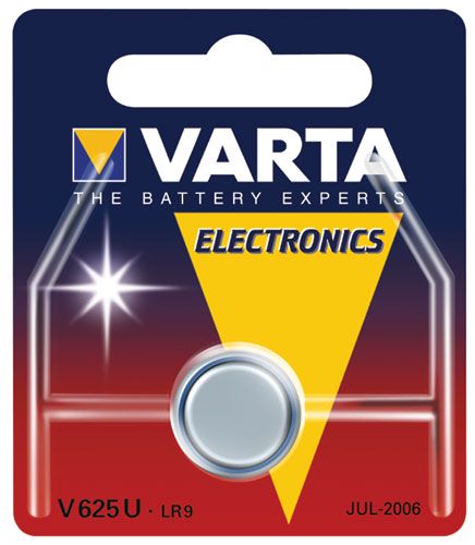 Alkaline Battery LR9 (PX625A) 1.5V 185mAh VARTA V625U 4008496273683