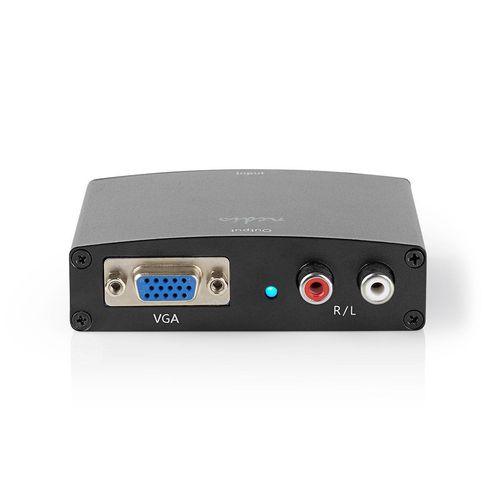 HDMI™ Converter | HDMI™ Input | VGA Female / 2x RCA Male | 1-way | 1280x768 | 1.65 Gbps | Aluminium | Anthracite VCON3450AT 5412810319923