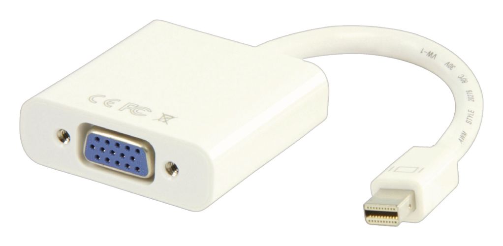 Mini DisplayPort Cable Mini DisplayPort Male - VGA Female 0.20 m White VLMP37850W0.20 5412810171453