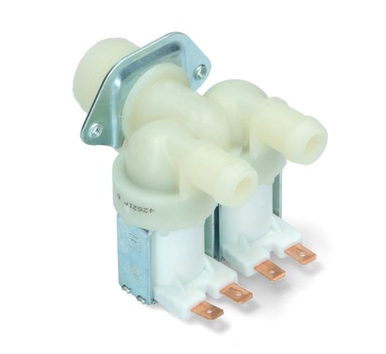 Electric valve double 180° straight Ø14mm W1-08206/A 4772081007921; 8014025005621
