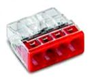 Terminal block 4x0.5-2.5mm² 400V 24A WAGO JL/2273-204 4050821027867