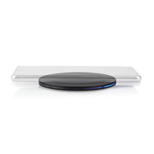 Wireless Charger | 5 / 7.5 / 10 / 15 W | 2 A | LED-indicator in use | Including cable | USB Type-A | 1.00 m WCHAQ15W110BK 5412810439485