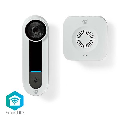 SmartLife Video Doorbell | Wi-Fi | Mains Powered | 1536x1536 | Cloud Storage (optional) / microSD (not included) / Onvif | IP65 | With motion sensor | White WIFICDP40CWT 5412810415243