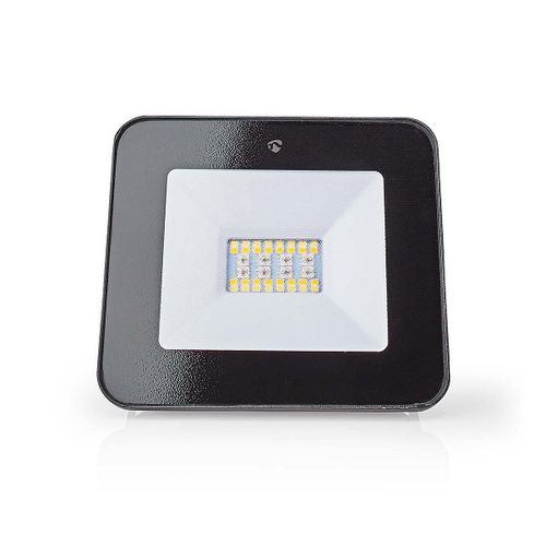 Smart LED floodlight, 230V AC, 20W, 1600lm, RGB+CCT 2700 - 6500K, IP65, Wi-Fi controllable, Nedis Smart Life WIFILOFC20FBK 5412810334230