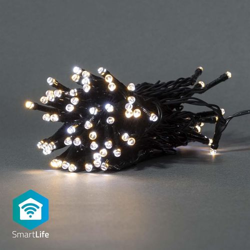 SmartLife Christmas Lights | String | Wi-Fi | Warm to Cool White | 50 LED's | 5.00 m | Android™ / IOS WIFILX02W50 5412810404223