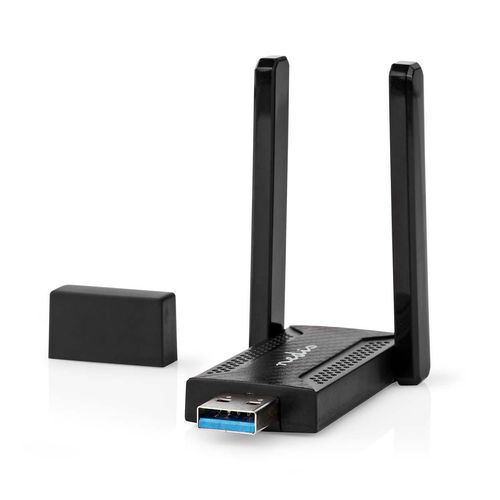 Network Dongle | Wi-Fi | AC1200 | 2.4/5 GHz (Dual Band) | USB3.0 | Wi-Fi speed total: 1200 Mbps | Windows 10 / Windows 11 / Windows 8 WSNWA1210BK 5412810438266