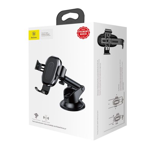Car Suction Mount for 4-6.5" Display Smarhphones with Wireless Charging 10W WXYL-A01 6953156271791