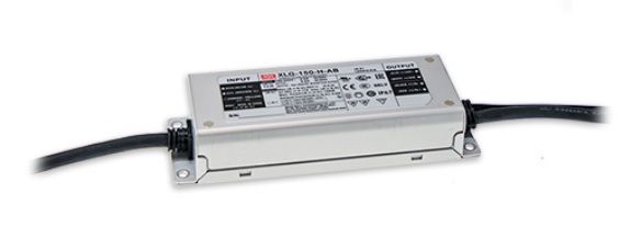 150W Constant Power Mode LED 700-2100mA 60-107V, adjusted+dimming, IP67, MEAN WELL XLG-150-M-AB