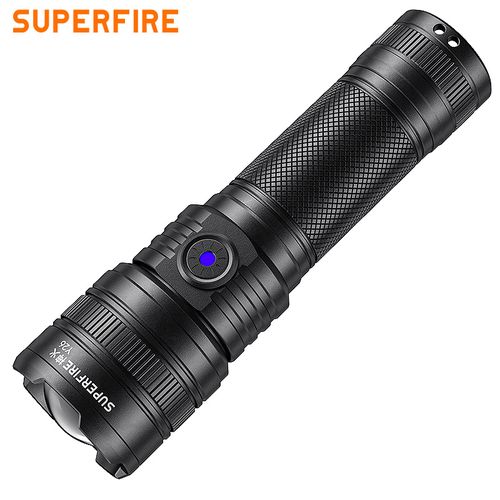 Flashlight Y26, 816lm, 15W, rechargable USB C, 1x 26650 3700mAh, IP43 SUPERFIRE-Y26 6975515772930