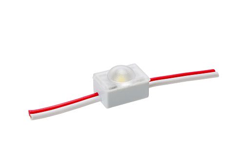 LED module, 12Vdc, 0.24W, SAMSUNG SMD, 24lm, 160°, 9000K, 10cm wire, IP68, INTERONE Z1S-V05-024CW-L10