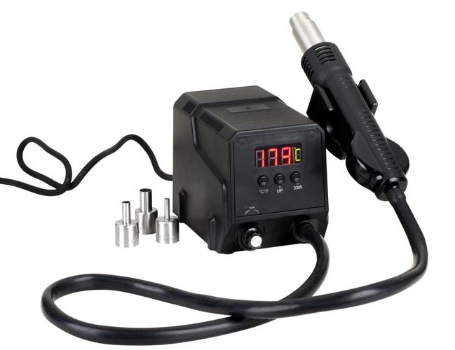 Hot air soldering station with nozzles 230V 300W, Zhongdi ZD-8908