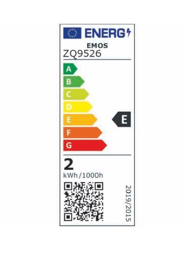 LED bulb G9, 230V, 1,9W, 210lm, 3000K warm white, EMOS ZQ9526