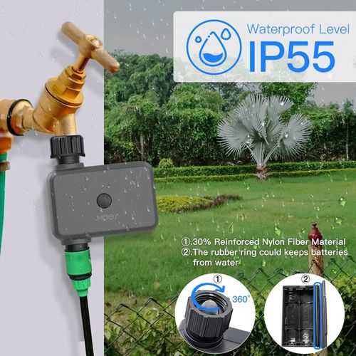 Smart irrigation valve, ZigBee TUYA MQTT ZWV-YC-EU-GY-MS 6974246472003