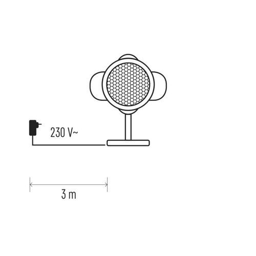 Christmas Laser Projector – Snowflakes, Outdoor, EMOS ZY2192 8592920077559