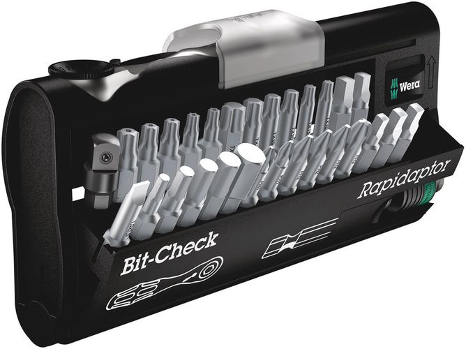 Bit-Check 30 Zyklop Mini 2, 1 x 1/4"x87.0; 1 x 1/4"x50; 1 x 1/4"x25; 2 x PH 1x25; 3 x PH 2x25; 1 x PH 3x25; 1 x TX 10x25; 1 x TX 15x25; 1 x TX 20x25; 1 x TX 25x25; 1 x TX 30x25; 1 x TX 40x25; 1 x TX 10x25; 1 x TX 15x25; 1 x TX 20x25; 1 x TX 25x25; 1 x TX  05346293001