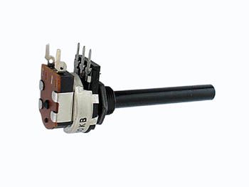 Potmeter MONO LOG 220K with switch K220BMS 5410329370077